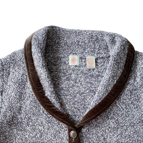 Anthro HWR Monogram Boucle Velvet Touring Jacket - Picture 6 of 7